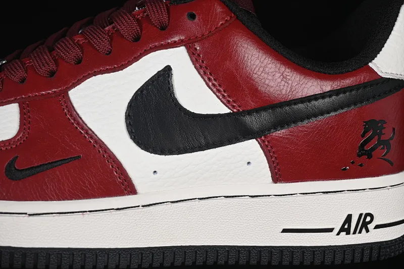 All categories Nk Air Force 1 Air Force series Nk Air Force 1 Low Air Force low top Nike Air Force 1'07 Low Year of the Horse limited edition Red milk white Air Force 1 low top casual sneakers HF3148-102